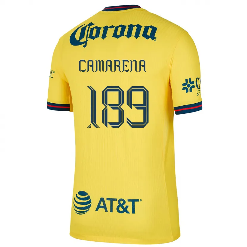Danxen Homem Camisola Luis Camarena #189 Amarelo Azul Principal 2024/25 Camisa Brasil