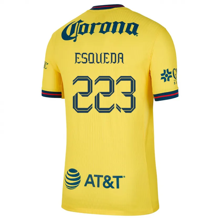 Danxen Homem Camisola Diego Esqueda #223 Amarelo Azul Principal 2024/25 Camisa Brasil
