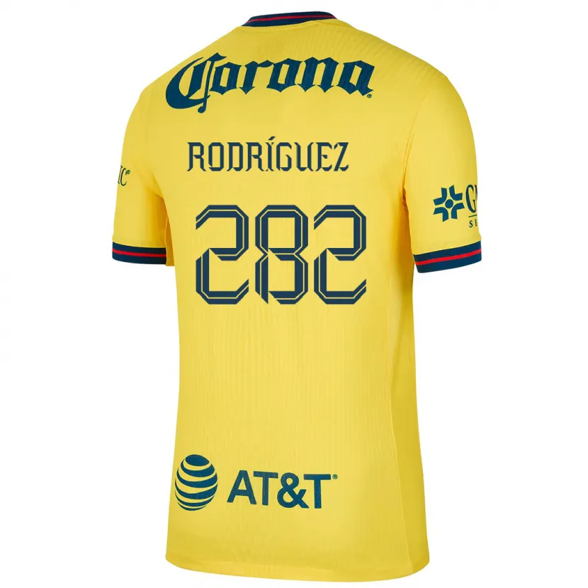 Danxen Homem Camisola Francisco Rodríguez #282 Amarelo Azul Principal 2024/25 Camisa Brasil