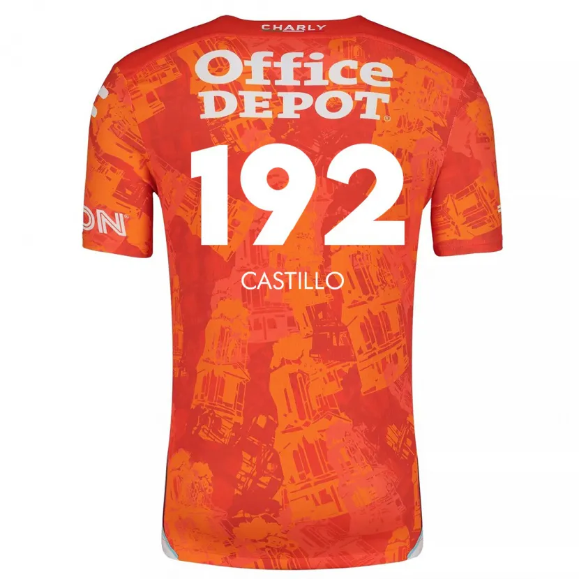Danxen Homem Camisola José Castillo #192 Laranja Branco Alternativa 2024/25 Camisa Brasil