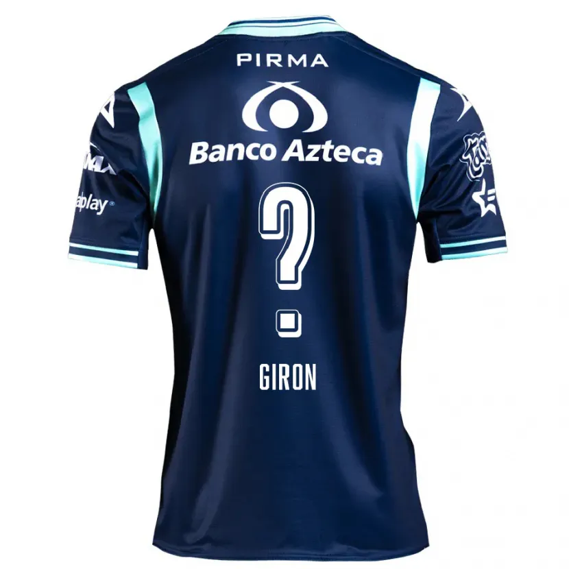 Danxen Homem Camisola Randall Girón #0 Azul-Marinho Alternativa 2024/25 Camisa Brasil
