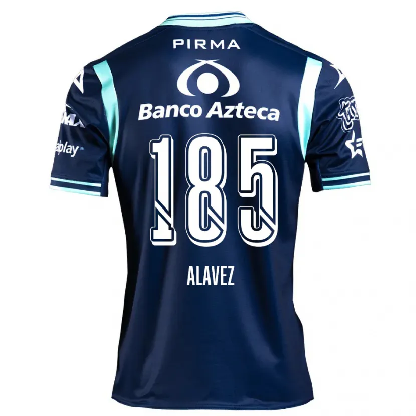 Danxen Homem Camisola Brian Alavez #185 Azul-Marinho Alternativa 2024/25 Camisa Brasil