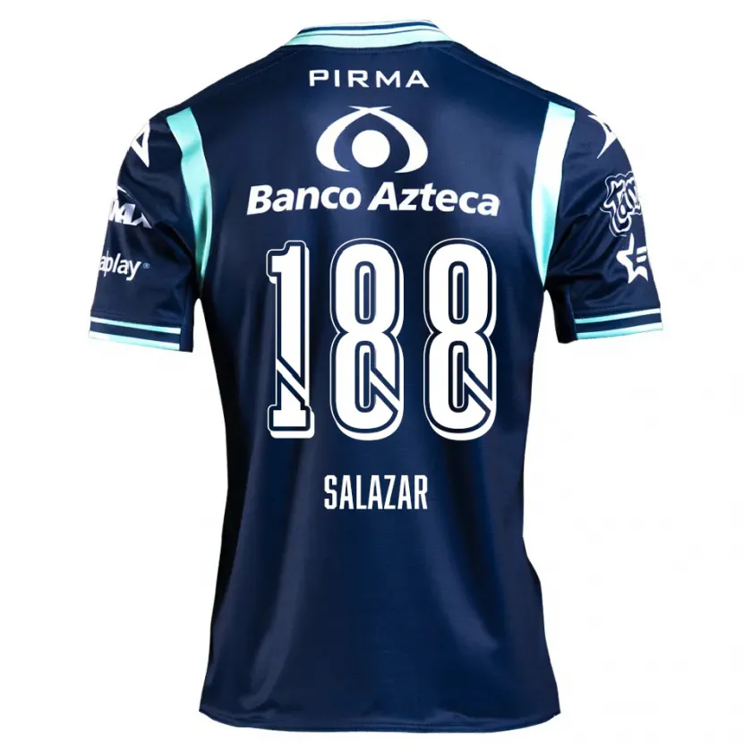 Danxen Homem Camisola Ronaldo Salazar #188 Azul-Marinho Alternativa 2024/25 Camisa Brasil