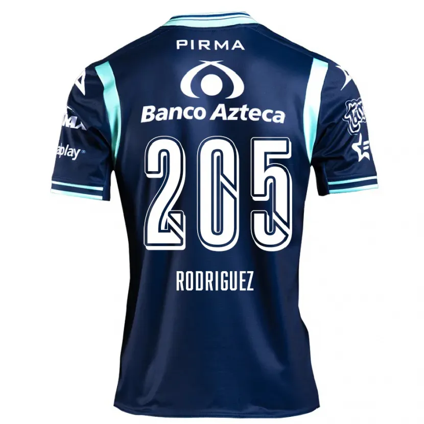 Danxen Homem Camisola Alberto Rodríguez #205 Azul-Marinho Alternativa 2024/25 Camisa Brasil