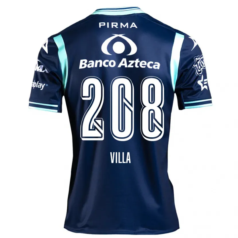 Danxen Homem Camisola Patrick Villa #208 Azul-Marinho Alternativa 2024/25 Camisa Brasil