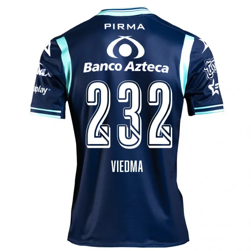 Danxen Homem Camisola Alvar Viedma #232 Azul-Marinho Alternativa 2024/25 Camisa Brasil