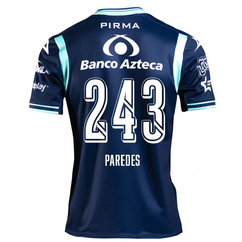Danxen Homem Camisola Iker Paredes #243 Azul-Marinho Alternativa 2024/25 Camisa Brasil