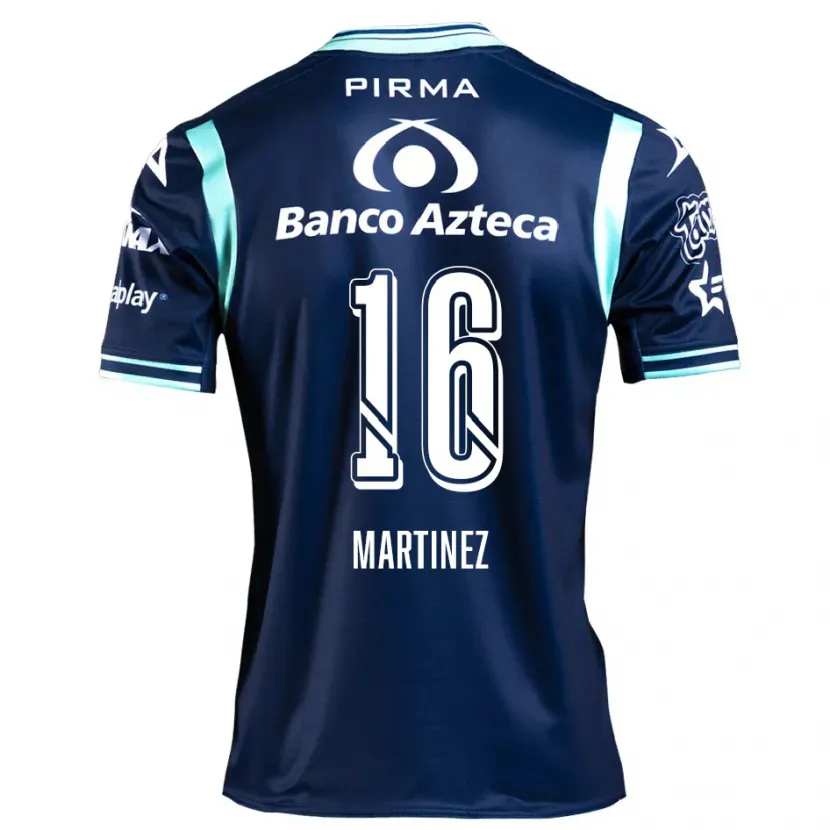 Danxen Homem Camisola Dulce Martínez #16 Azul-Marinho Alternativa 2024/25 Camisa Brasil
