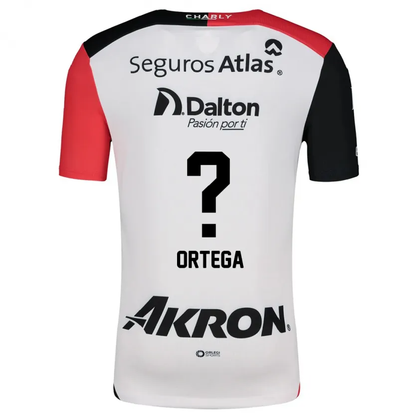 Danxen Homem Camisola Edyairth Ortega #0 Branco Vermelho Preto Alternativa 2024/25 Camisa Brasil