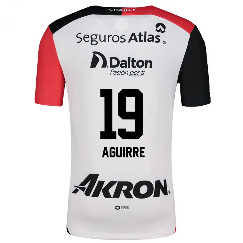 Danxen Homem Camisola Eduardo Aguirre #19 Branco Vermelho Preto Alternativa 2024/25 Camisa Brasil