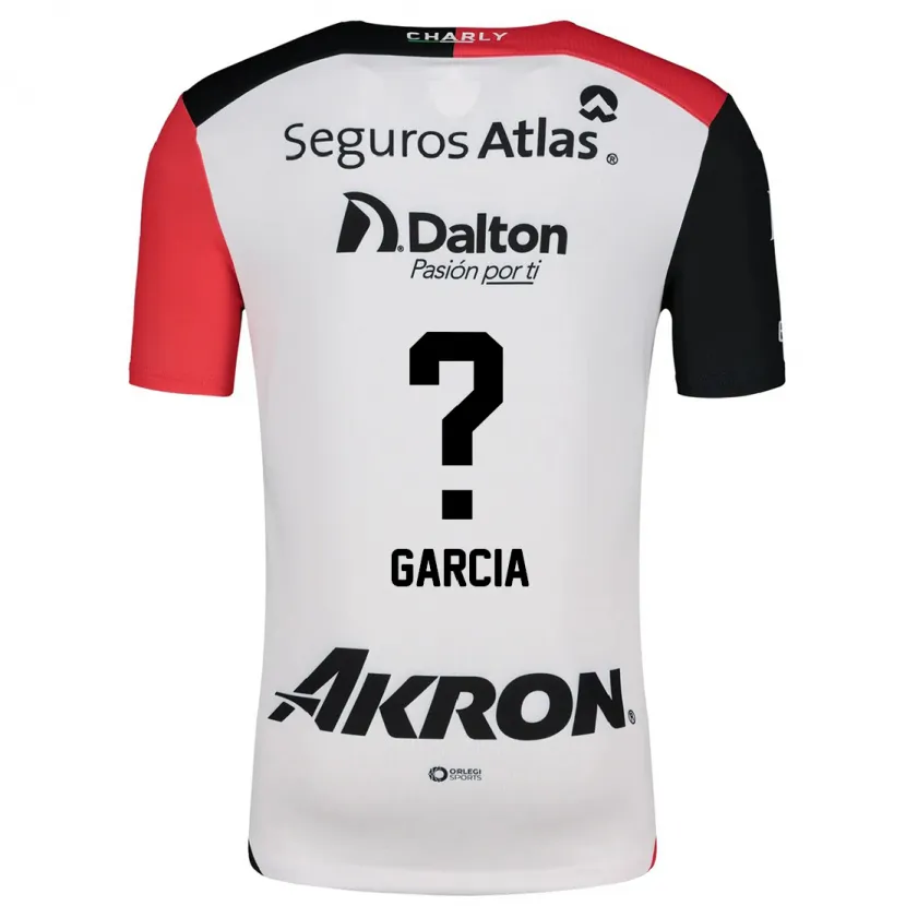 Danxen Homem Camisola Ángel García #0 Branco Vermelho Preto Alternativa 2024/25 Camisa Brasil