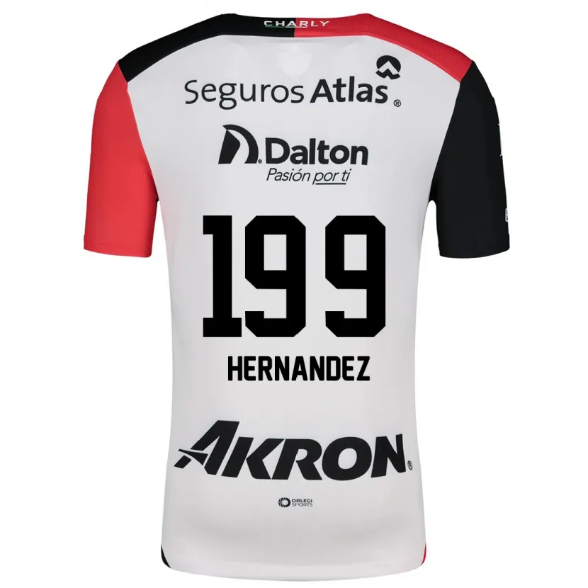 Danxen Homem Camisola Sergio Hernández #199 Branco Vermelho Preto Alternativa 2024/25 Camisa Brasil
