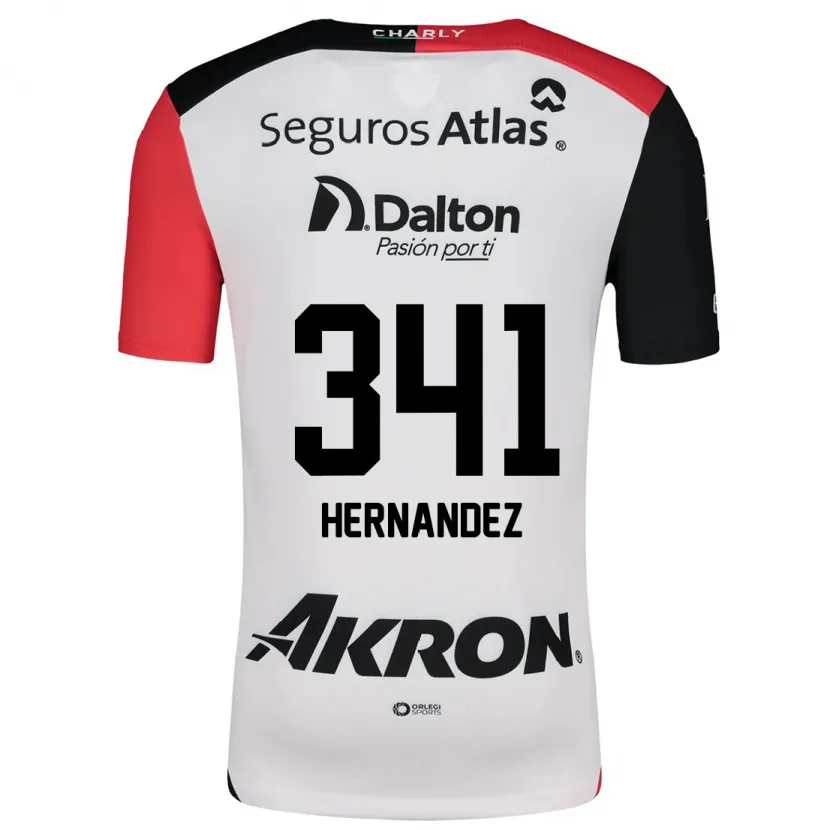 Danxen Homem Camisola Leonardo Hernández #341 Branco Vermelho Preto Alternativa 2024/25 Camisa Brasil