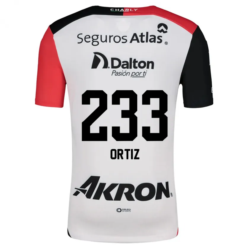 Danxen Homem Camisola Brandon Ortiz #233 Branco Vermelho Preto Alternativa 2024/25 Camisa Brasil