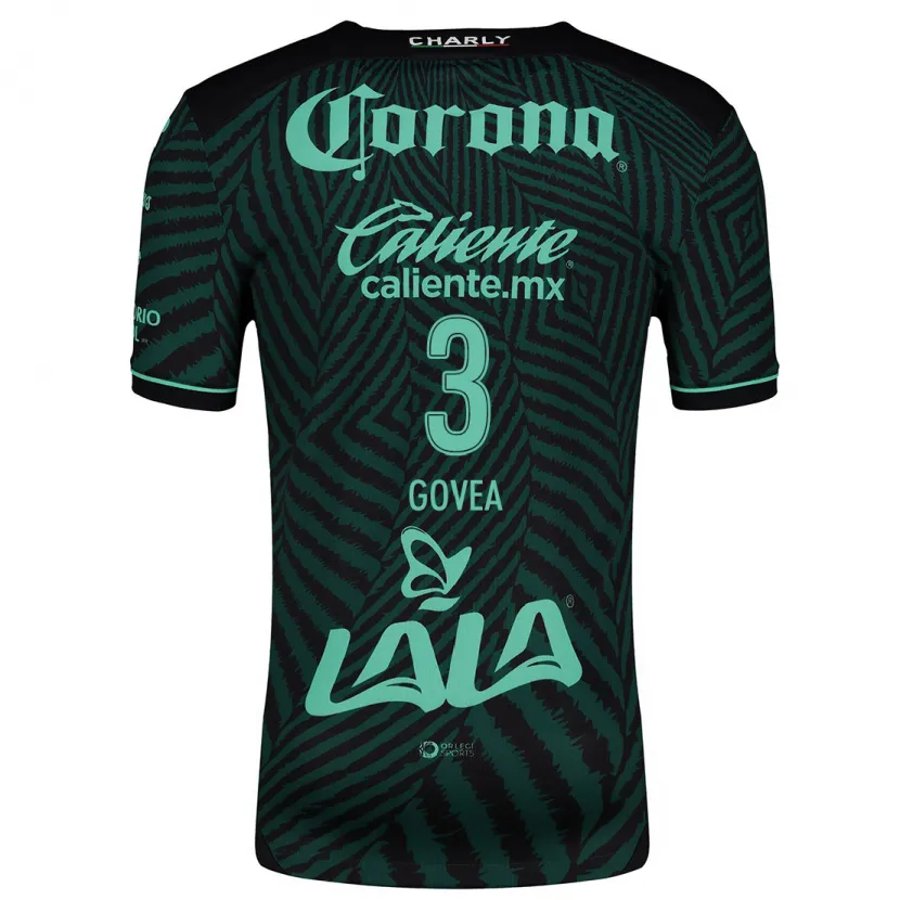 Danxen Homem Camisola Ismael Govea #3 Preto Verde Alternativa 2024/25 Camisa Brasil