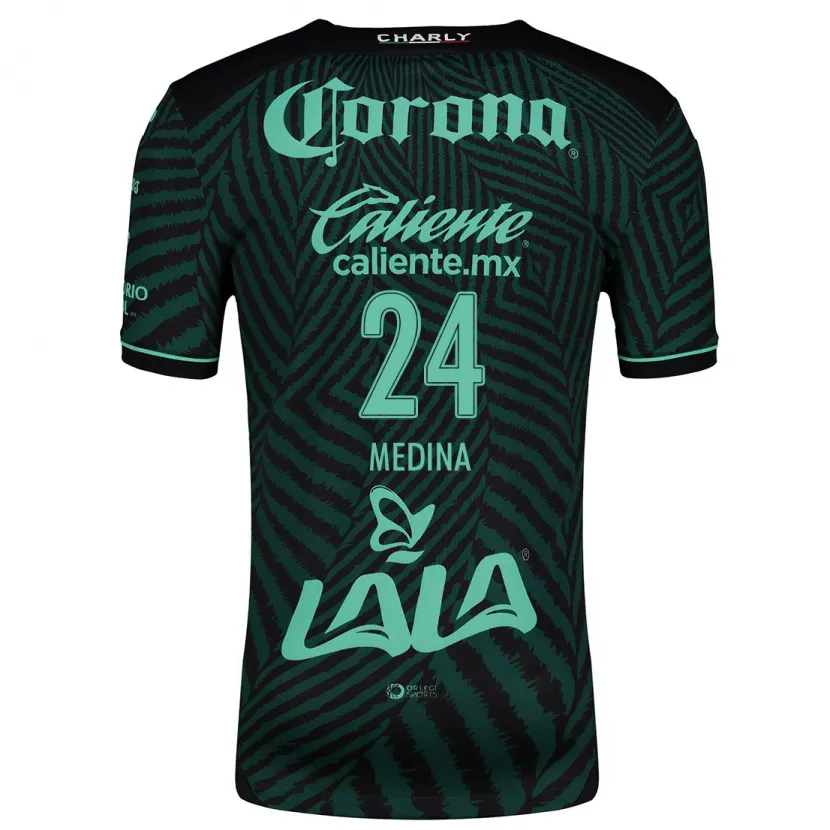 Danxen Homem Camisola Diego Medina #24 Preto Verde Alternativa 2024/25 Camisa Brasil