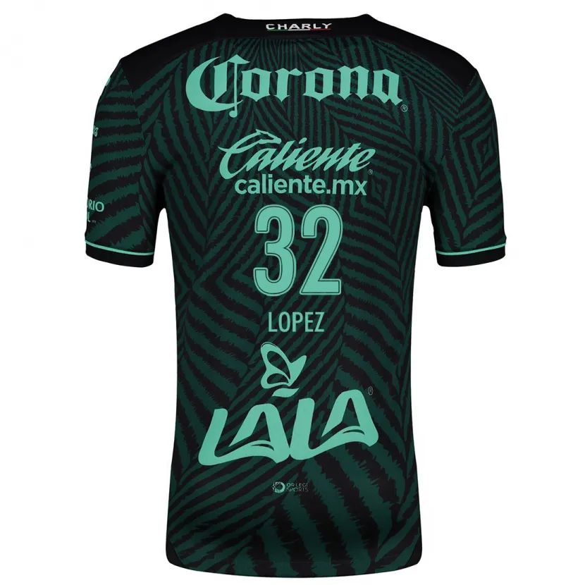 Danxen Homem Camisola Raúl López #32 Preto Verde Alternativa 2024/25 Camisa Brasil