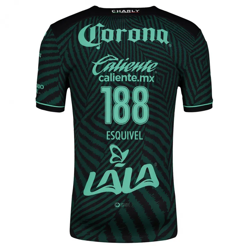 Danxen Homem Camisola Bruno Esquivel #188 Preto Verde Alternativa 2024/25 Camisa Brasil