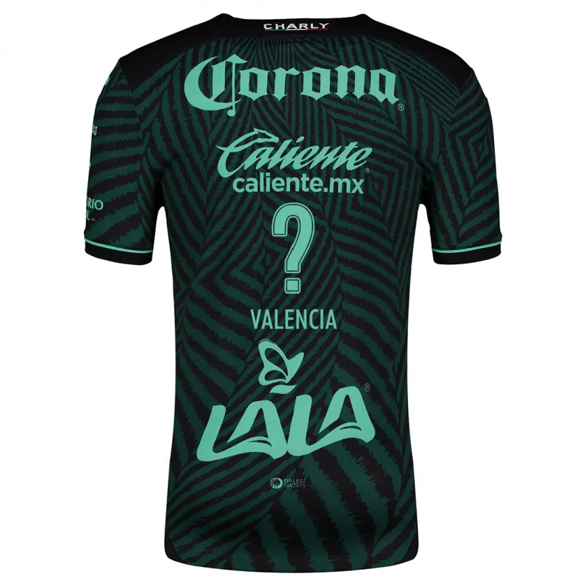 Danxen Homem Camisola Álex Valencia #0 Preto Verde Alternativa 2024/25 Camisa Brasil