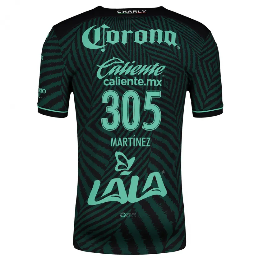 Danxen Homem Camisola Cristian Martínez #305 Preto Verde Alternativa 2024/25 Camisa Brasil
