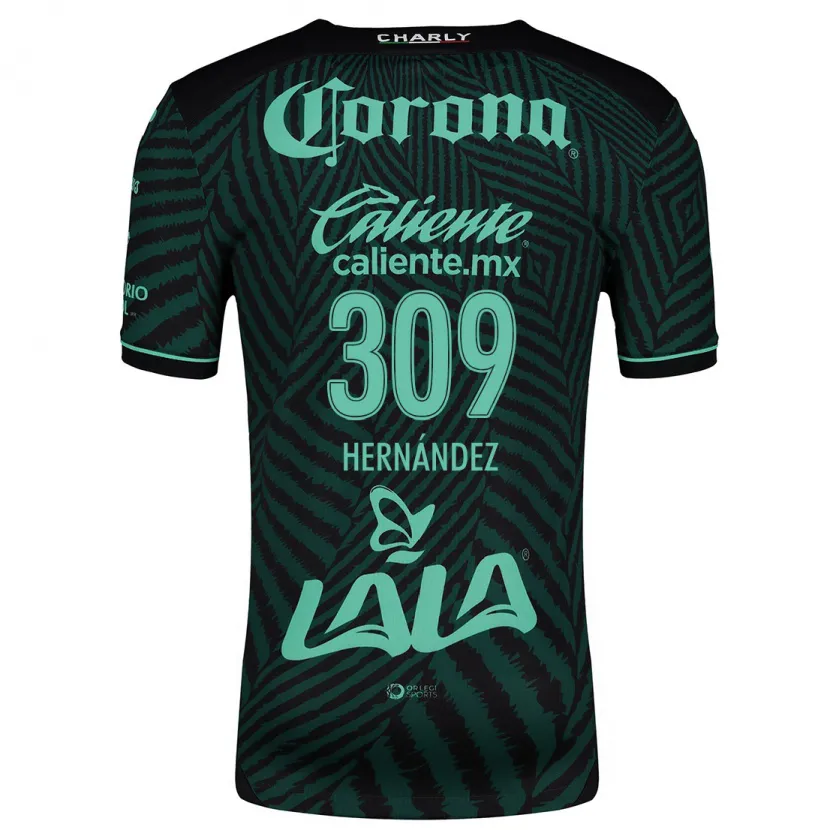 Danxen Homem Camisola Julio Hernández #309 Preto Verde Alternativa 2024/25 Camisa Brasil