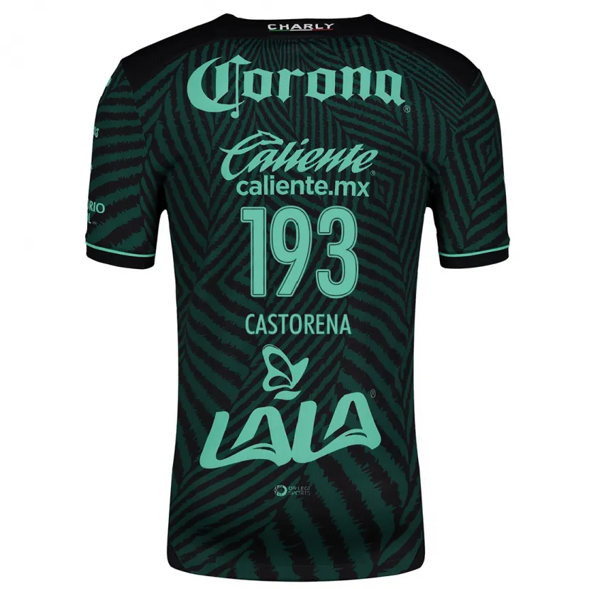 Danxen Homem Camisola Damián Castorena #193 Preto Verde Alternativa 2024/25 Camisa Brasil