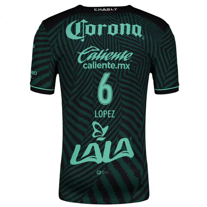 Danxen Homem Camisola Brenda López #6 Preto Verde Alternativa 2024/25 Camisa Brasil