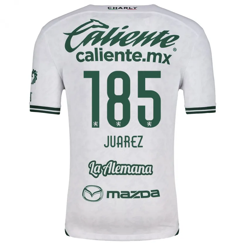 Danxen Homem Camisola Moisés Juárez #185 Branco Verde Alternativa 2024/25 Camisa Brasil