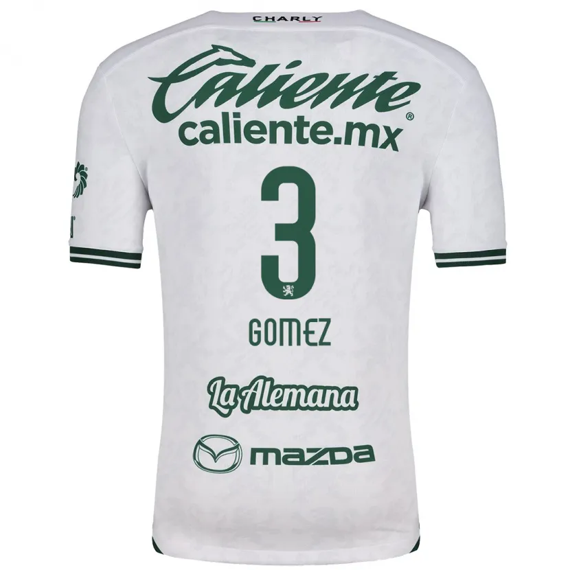 Danxen Homem Camisola Karen Gómez #3 Branco Verde Alternativa 2024/25 Camisa Brasil