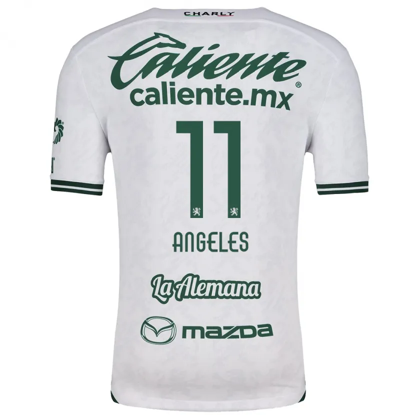 Danxen Homem Camisola Lizbeth Ángeles #11 Branco Verde Alternativa 2024/25 Camisa Brasil