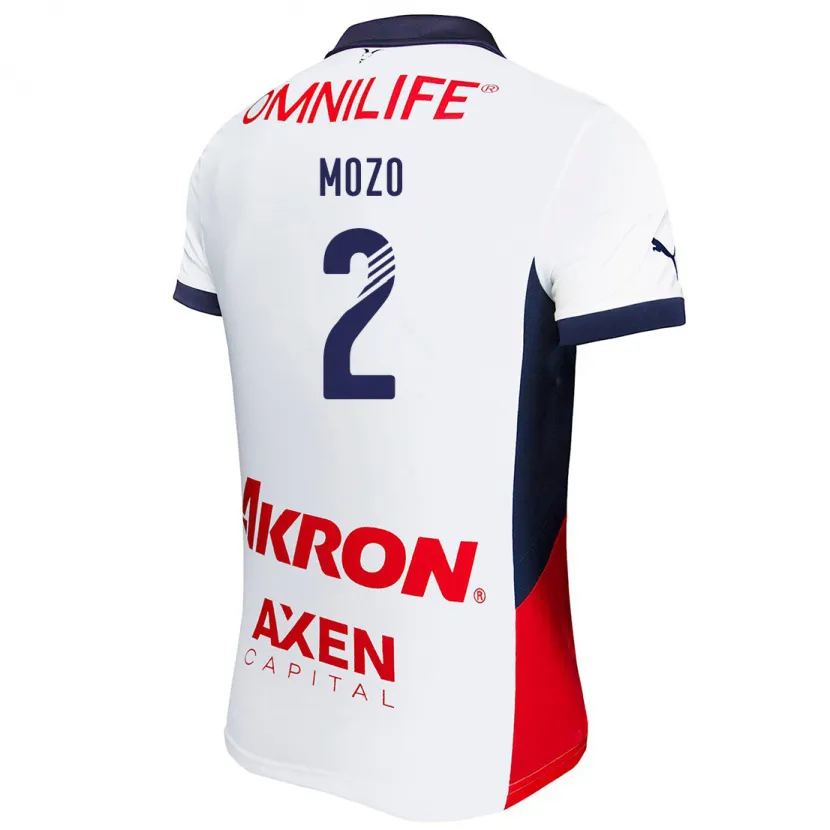 Danxen Homem Camisola Alan Mozo #2 Branco Vermelho Azul Alternativa 2024/25 Camisa Brasil