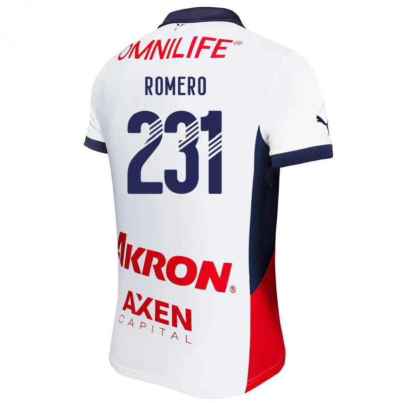 Danxen Homem Camisola Ángel Romero #231 Branco Vermelho Azul Alternativa 2024/25 Camisa Brasil