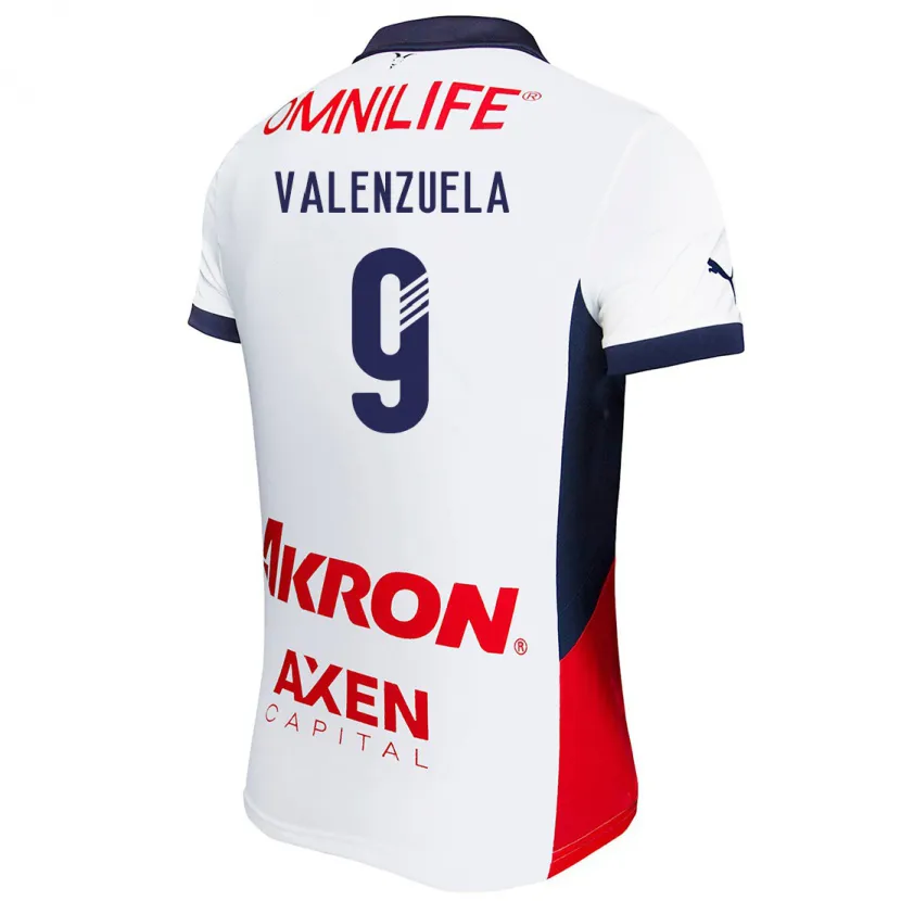 Danxen Homem Camisola Gabriela Valenzuela #9 Branco Vermelho Azul Alternativa 2024/25 Camisa Brasil
