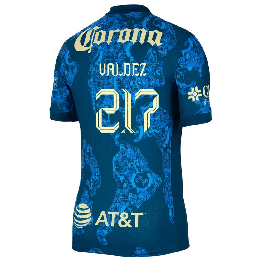 Danxen Homem Camisola Víctor Valdez #217 Azul Amarelo Alternativa 2024/25 Camisa Brasil