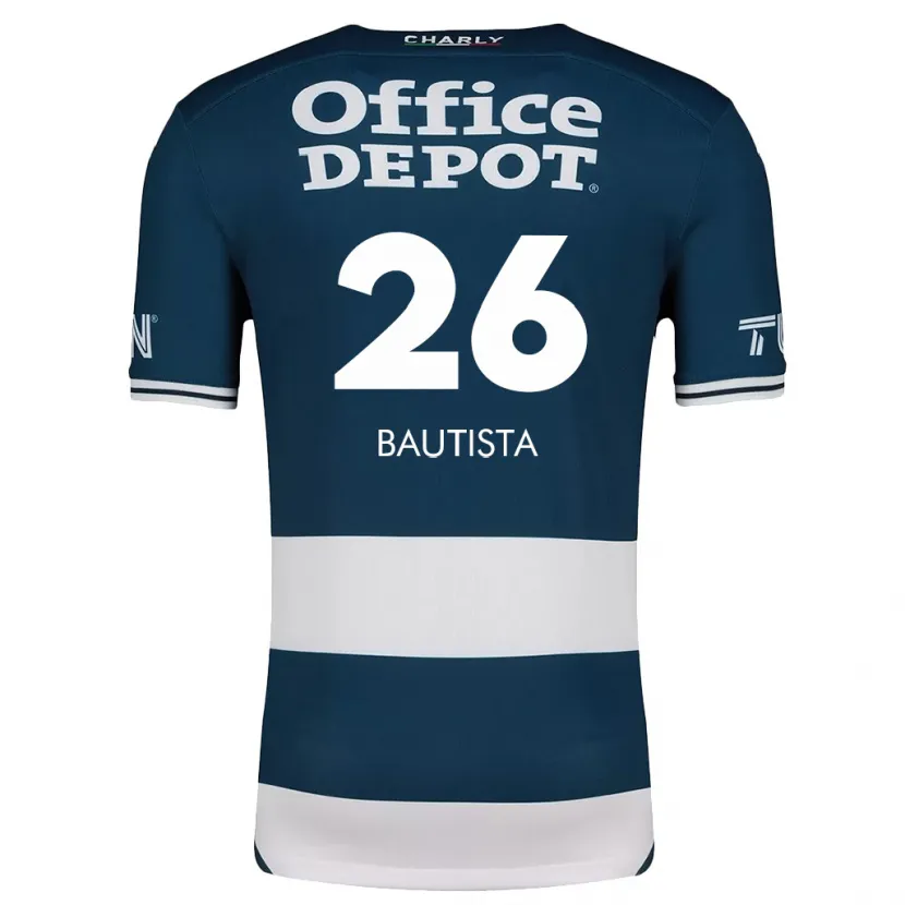 Danxen Mulher Camisola Alán Bautista #26 Branco Azulado Principal 2024/25 Camisa Brasil