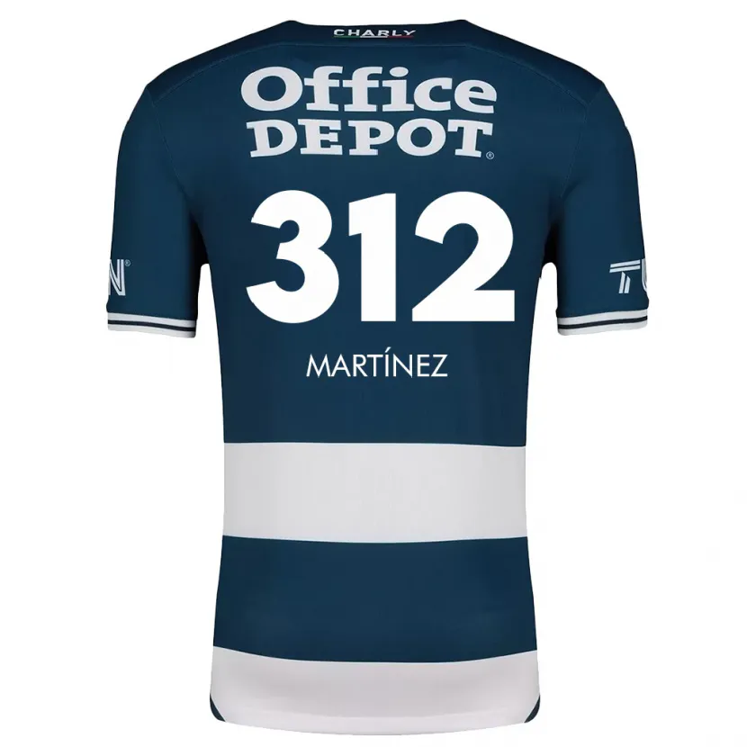 Danxen Mulher Camisola Ulises Martínez #312 Branco Azulado Principal 2024/25 Camisa Brasil