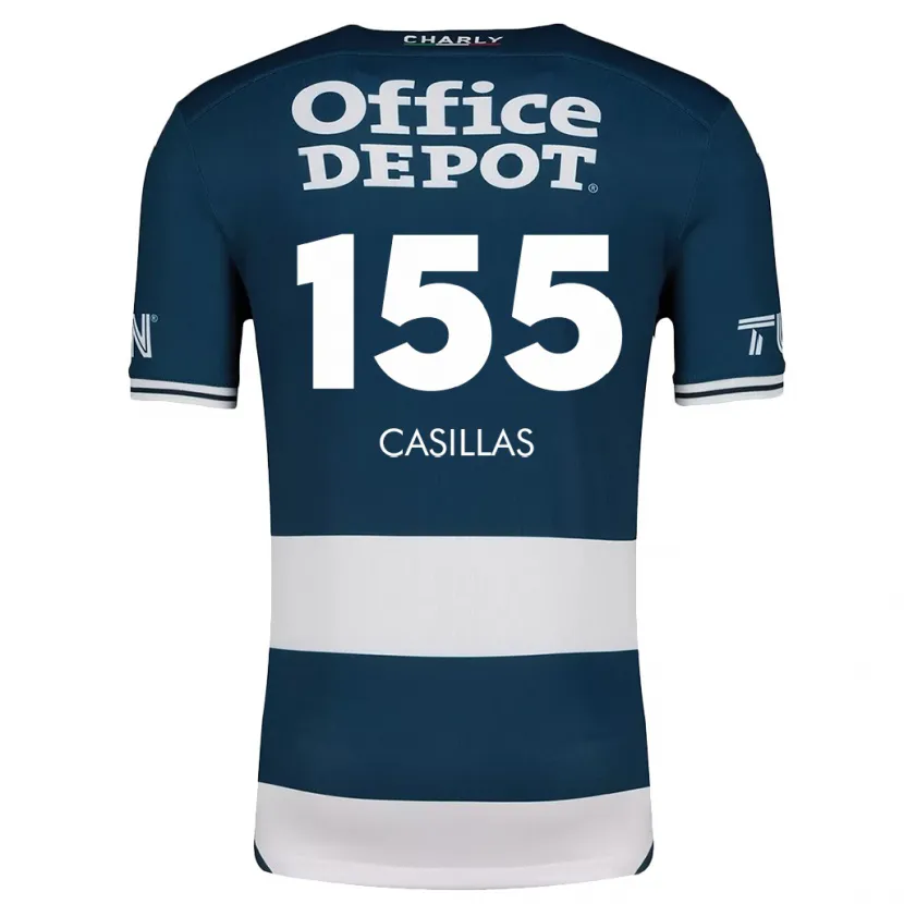 Danxen Mulher Camisola Johan Casillas #155 Branco Azulado Principal 2024/25 Camisa Brasil