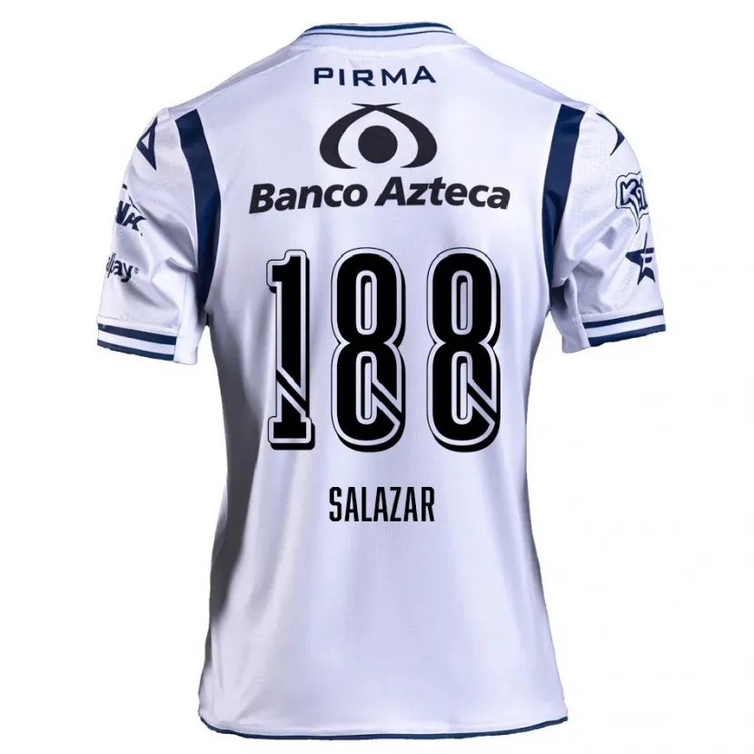 Danxen Mulher Camisola Ronaldo Salazar #188 Branco Azul Marinho Principal 2024/25 Camisa Brasil