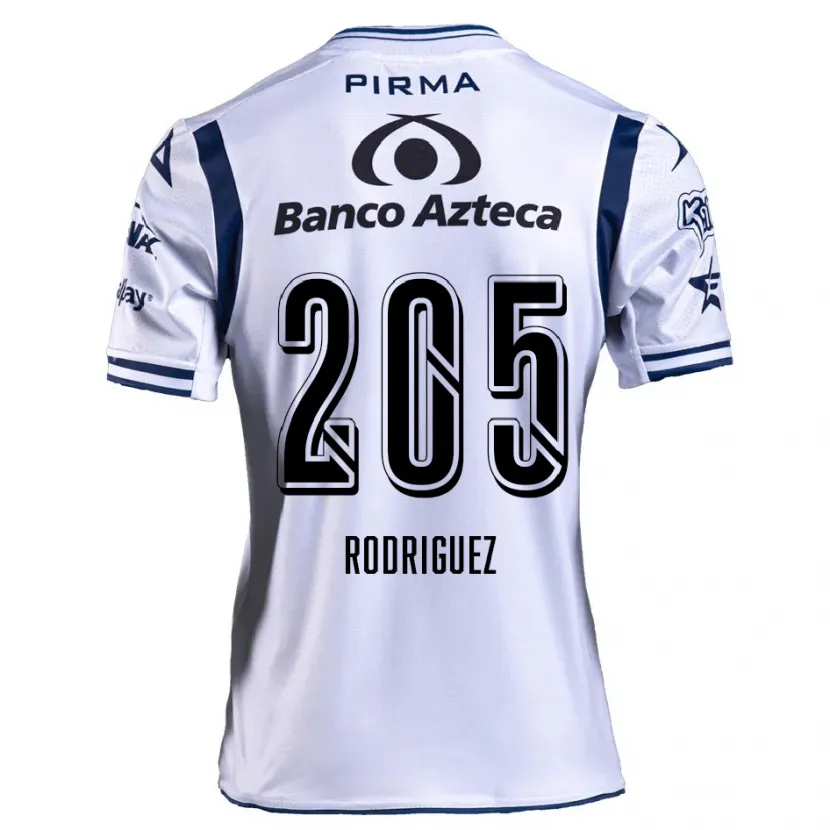 Danxen Mulher Camisola Alberto Rodríguez #205 Branco Azul Marinho Principal 2024/25 Camisa Brasil