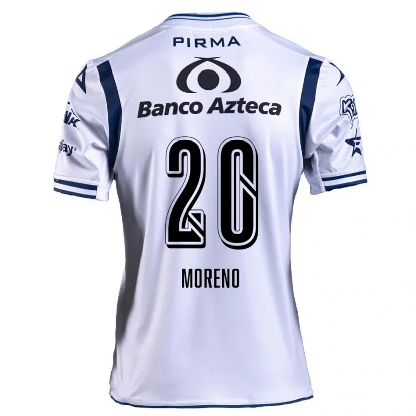 Danxen Mulher Camisola Ximena Moreno #20 Branco Azul Marinho Principal 2024/25 Camisa Brasil