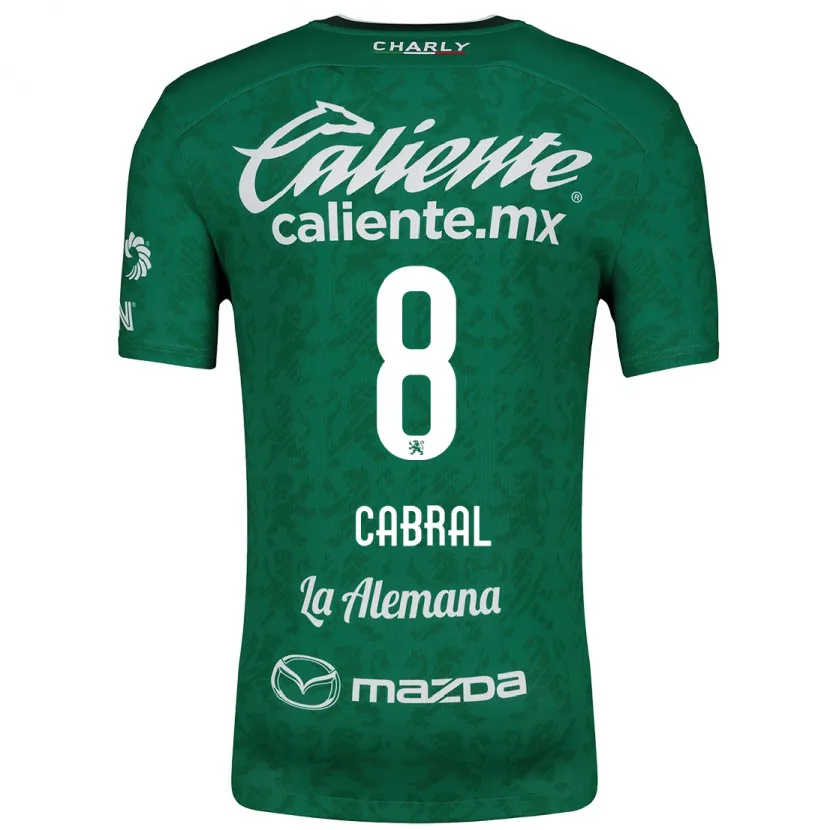 Danxen Mulher Camisola Luciano Cabral #8 Verde Branco Principal 2024/25 Camisa Brasil
