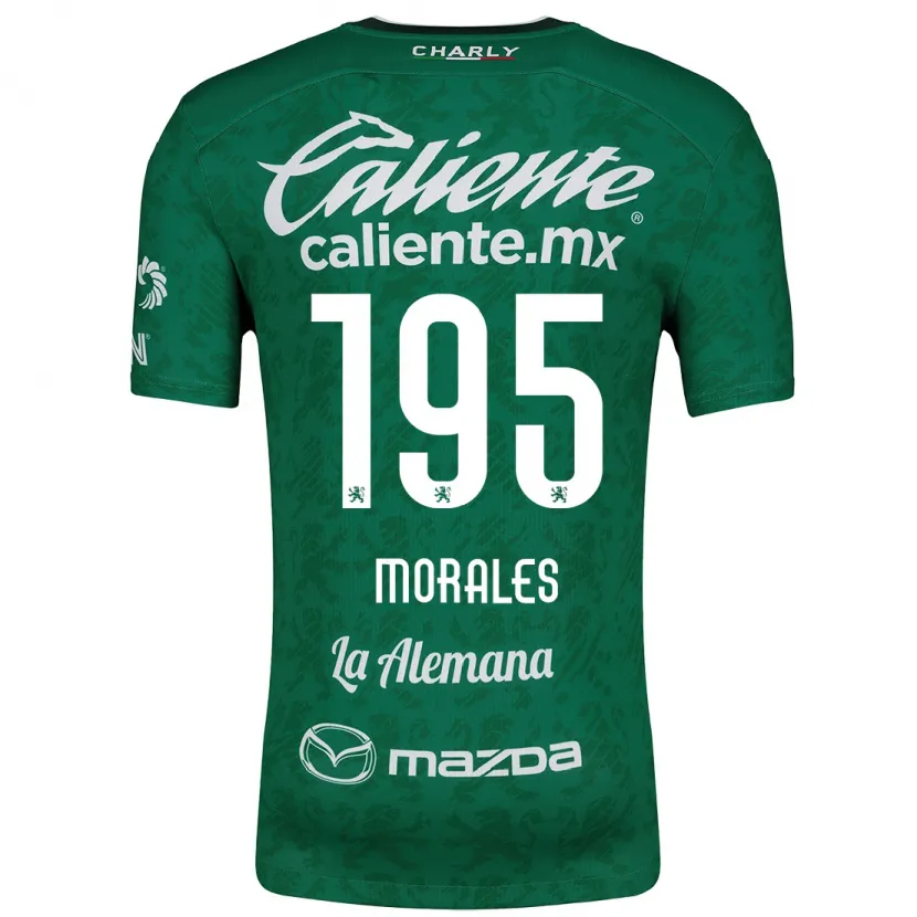 Danxen Mulher Camisola Daniel Morales #195 Verde Branco Principal 2024/25 Camisa Brasil