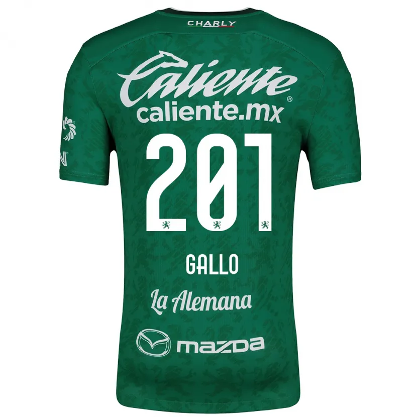 Danxen Mulher Camisola Andrés Gallo #201 Verde Branco Principal 2024/25 Camisa Brasil