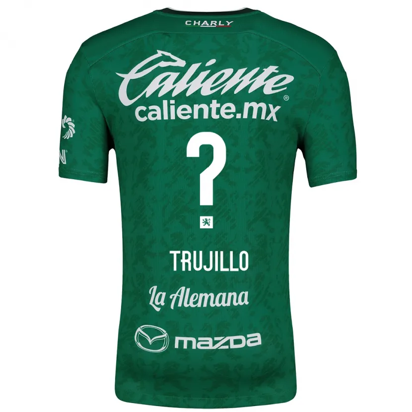 Danxen Mulher Camisola Diego Trujillo #0 Verde Branco Principal 2024/25 Camisa Brasil