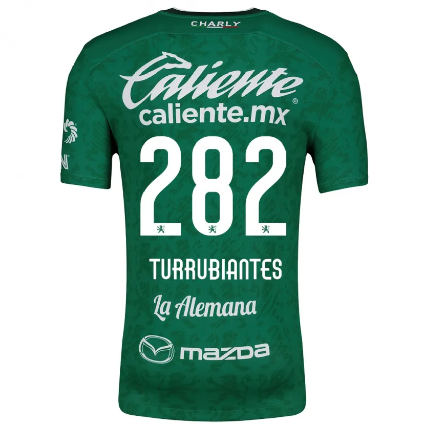 Danxen Mulher Camisola Abdon Turrubiantes #282 Verde Branco Principal 2024/25 Camisa Brasil