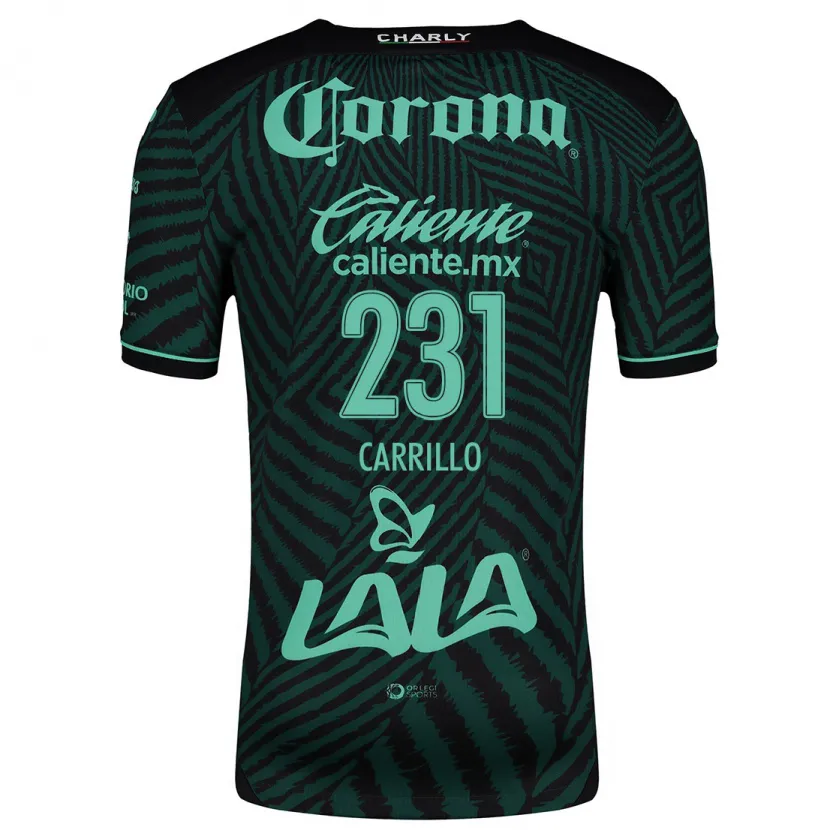 Danxen Mulher Camisola Ángel Carrillo #231 Preto Verde Alternativa 2024/25 Camisa Brasil