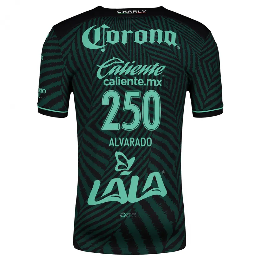 Danxen Mulher Camisola Edwin Alvarado #250 Preto Verde Alternativa 2024/25 Camisa Brasil