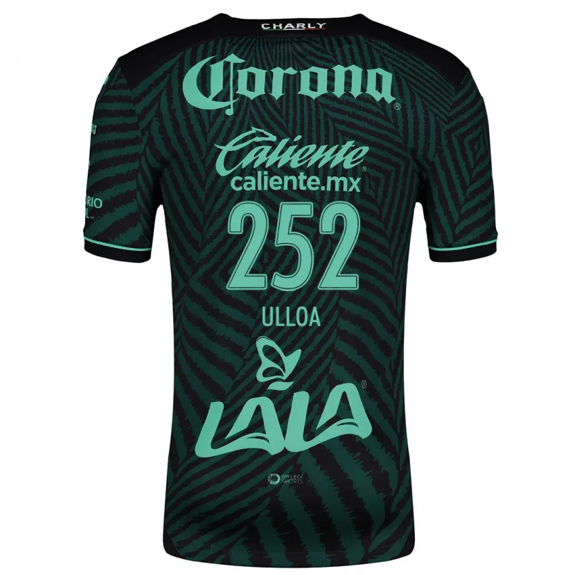 Danxen Mulher Camisola José Ulloa #252 Preto Verde Alternativa 2024/25 Camisa Brasil