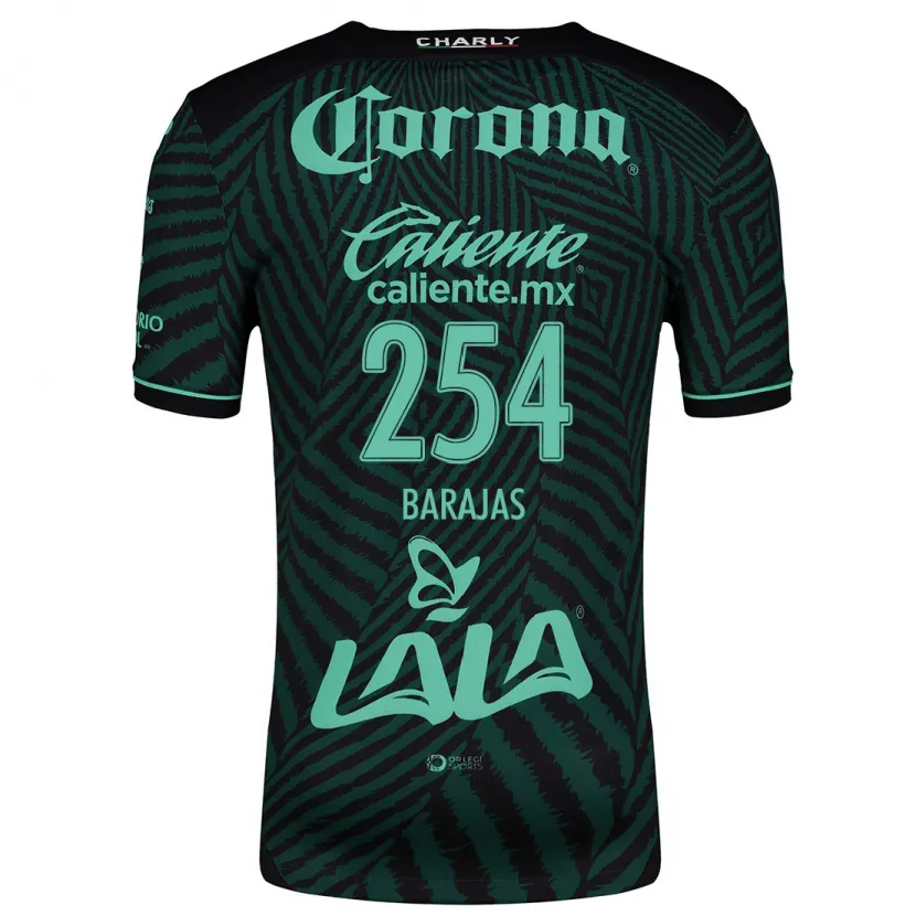 Danxen Mulher Camisola Sergio Barajas #254 Preto Verde Alternativa 2024/25 Camisa Brasil