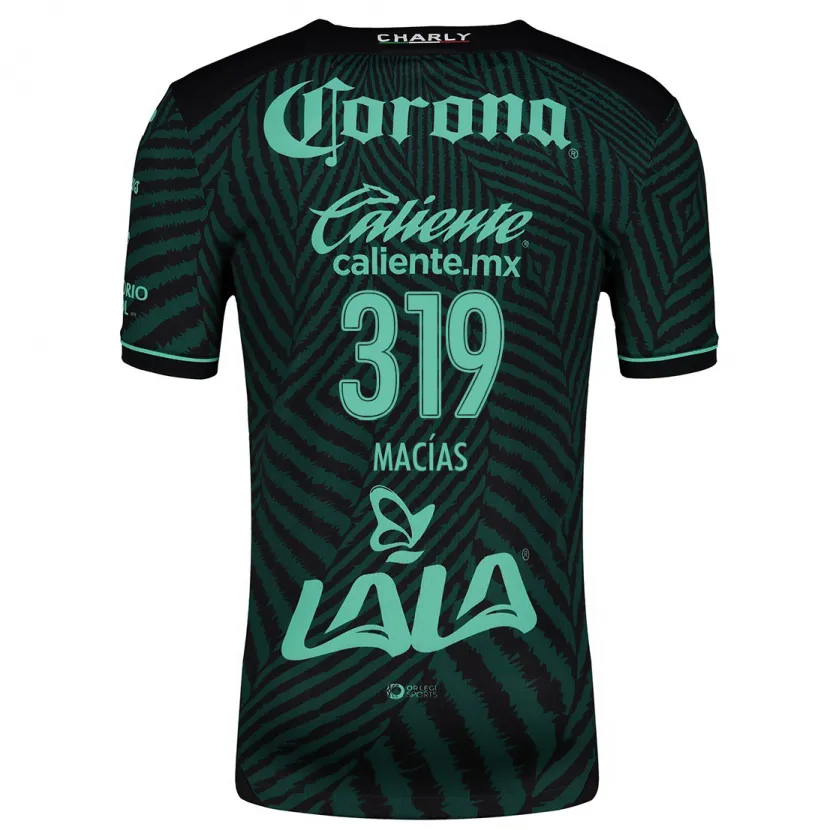 Danxen Mulher Camisola Jesús Macías #319 Preto Verde Alternativa 2024/25 Camisa Brasil